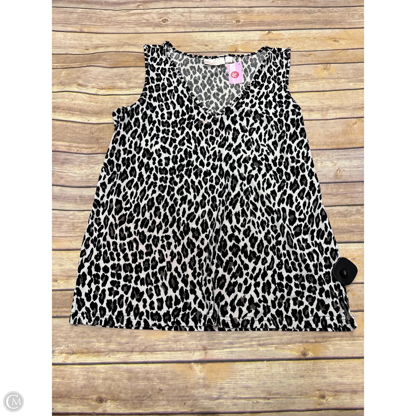 Top Sleeveless By Cme In Animal Print, Size: M