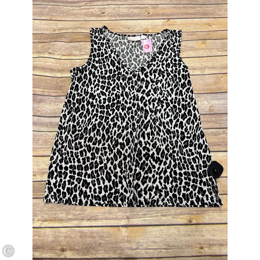 Top Sleeveless By Cme In Animal Print, Size: M