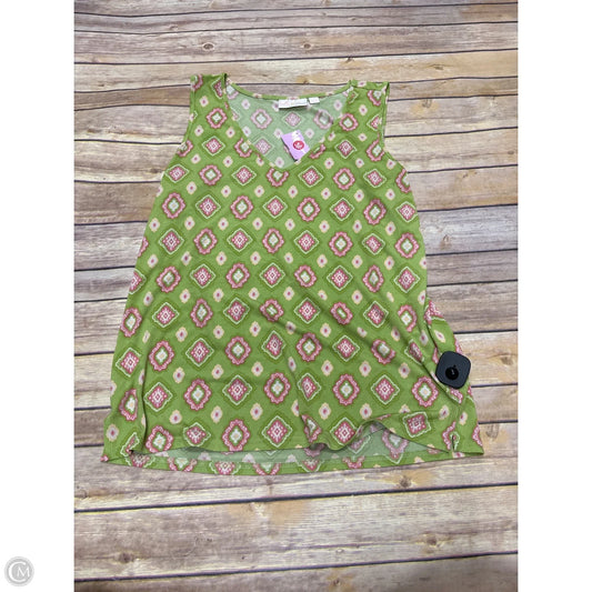 Top Sleeveless By Cme In Multi-colored, Size: M
