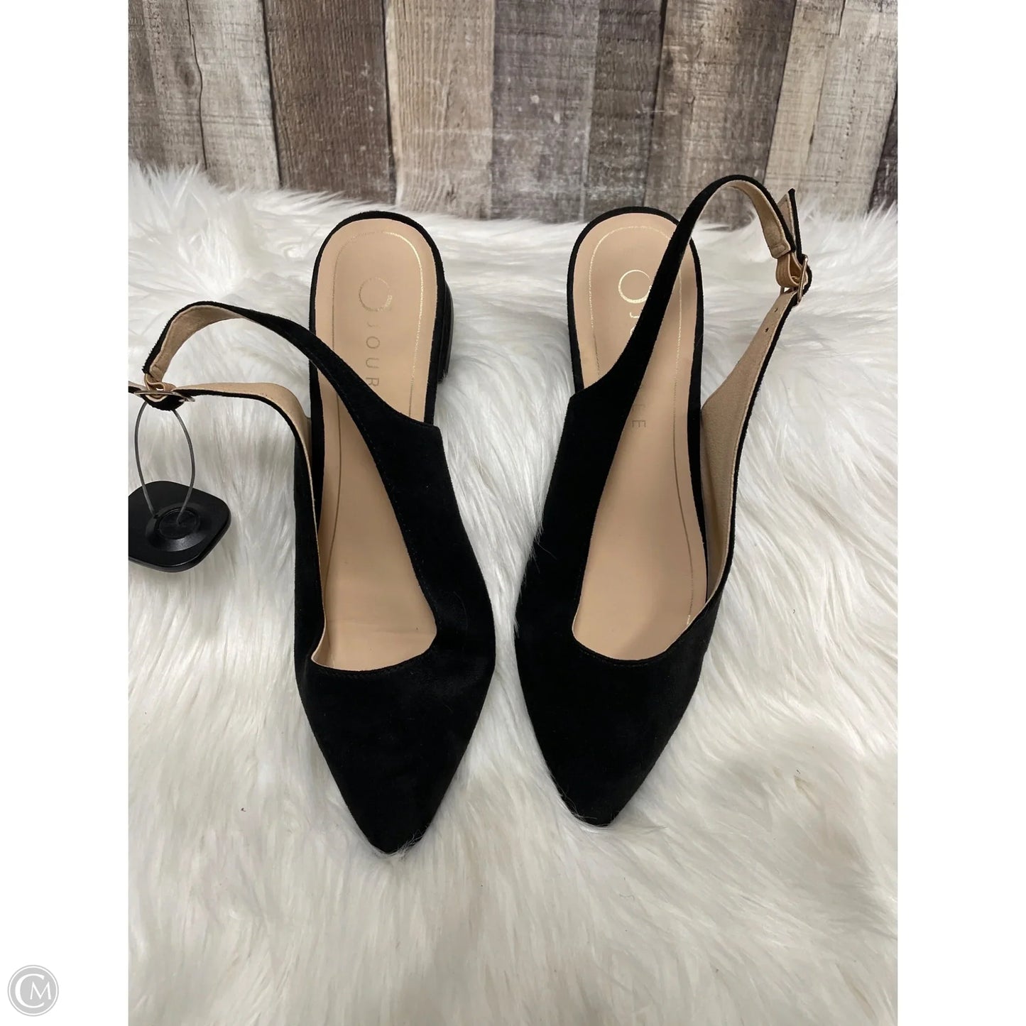 Shoes Heels Block By Journee In Black, Size: 8