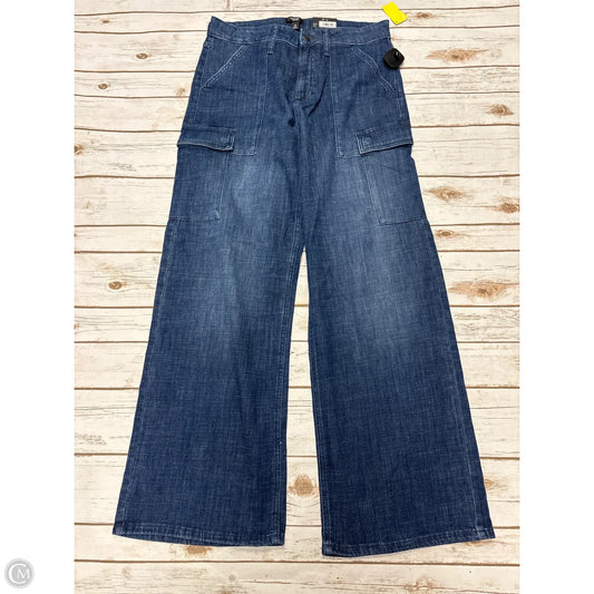 Jeans Wide Leg By Simply Vera In Blue Denim, Size: 10
