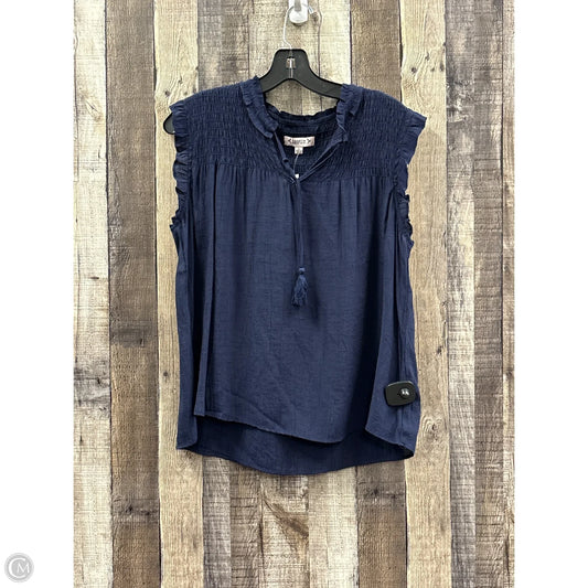 Top Sleeveless By Nanette By Nanette Lepore In Navy, Size: S