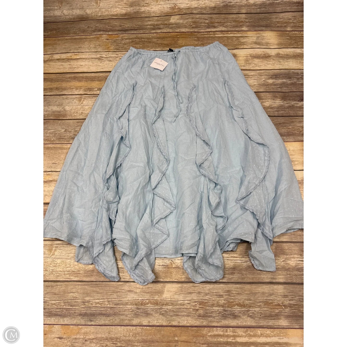 Skirt Maxi By American Eagle In Blue, Size: M