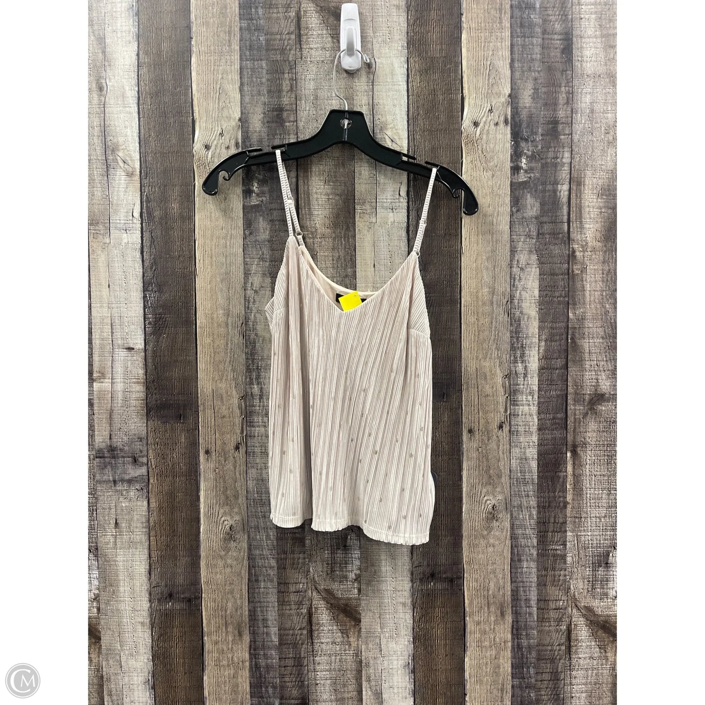 Top Sleeveless By Express In Tan, Size: Xs