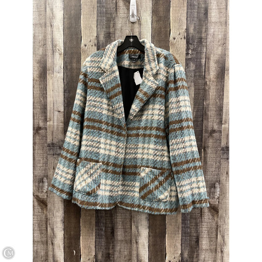 Coat Peacoat By Karen Kane In Multi-colored, Size: Xl