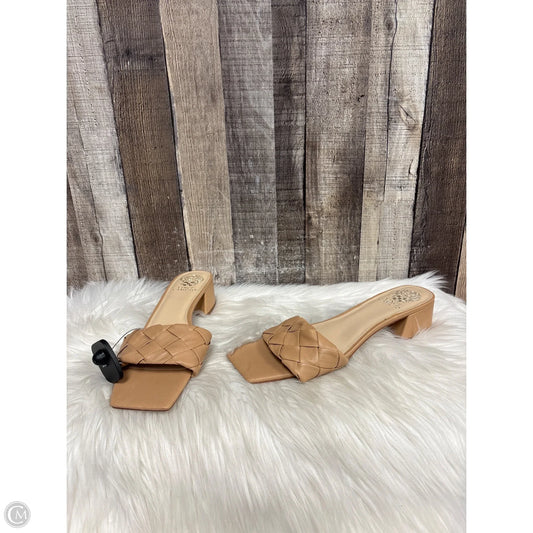 Shoes Heels Block By Vince Camuto In Tan, Size: 10