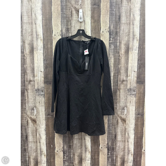 Dress Casual Midi By Fashion Nova In Black, Size: Xl