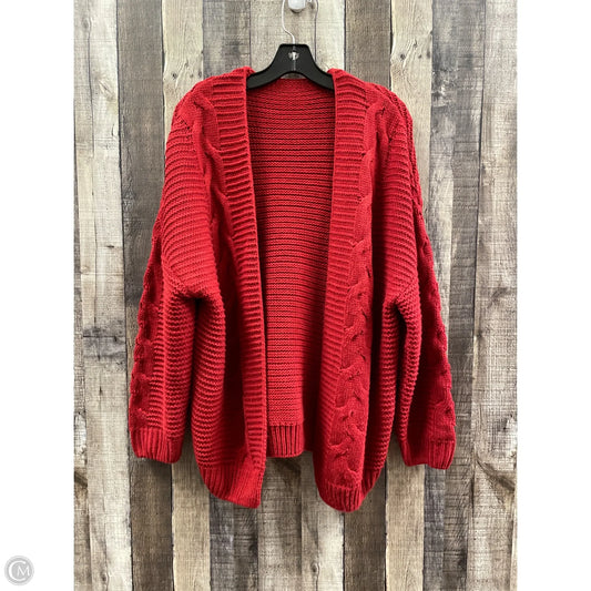 Cardigan By Cme In Red, Size: L