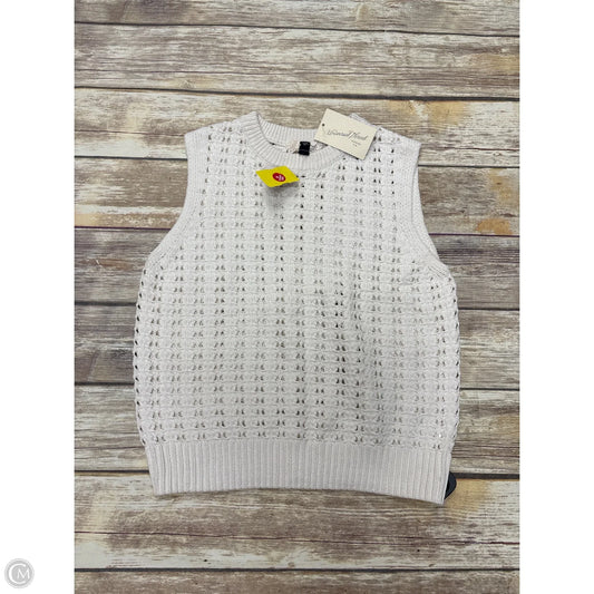 Sweater Short Sleeve By Universal Thread In White, Size: S