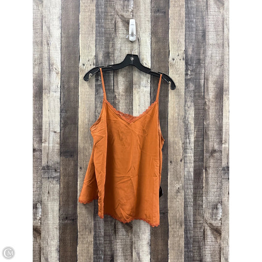 Top Sleeveless By Daily Practice By Anthropologie In Orange, Size: Xl