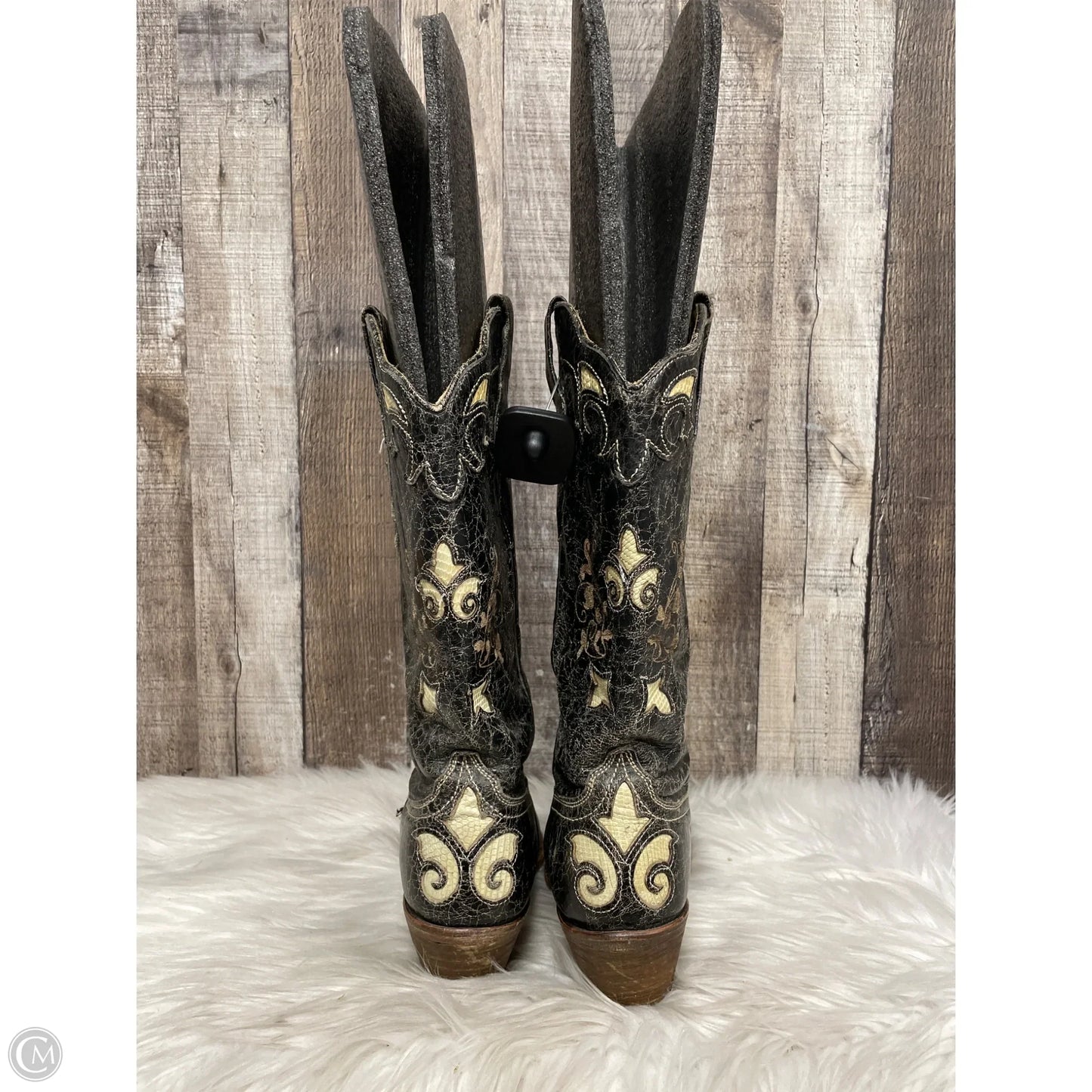 Boots Western By Corral In Black, Size: 7.5