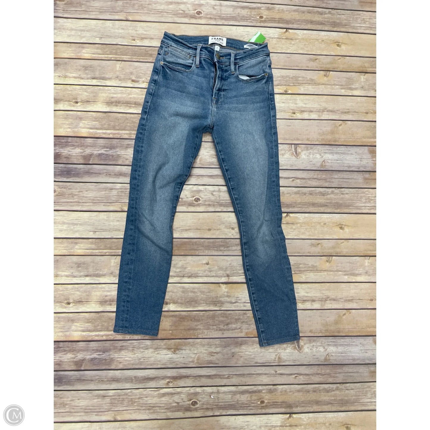 Jeans Skinny By Frame In Blue, Size: 2