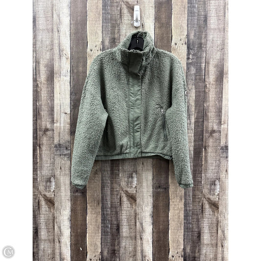 Jacket Faux Fur & Sherpa By Voy In Green, Size: S