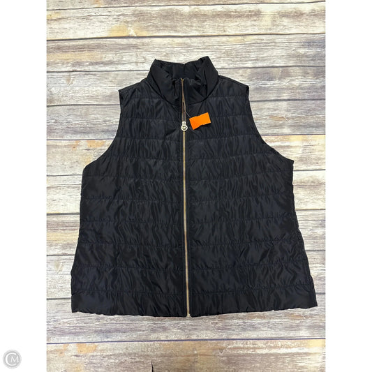 Vest Puffer & Quilted By Michael By Michael Kors In Black, Size: 1x