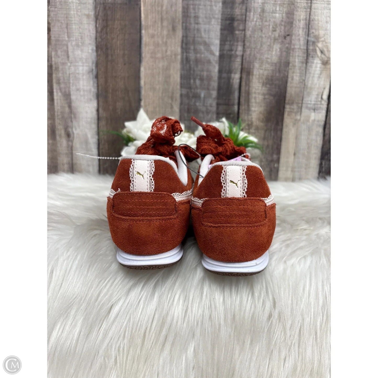 Shoes Athletic By Puma In Orange, Size: 8