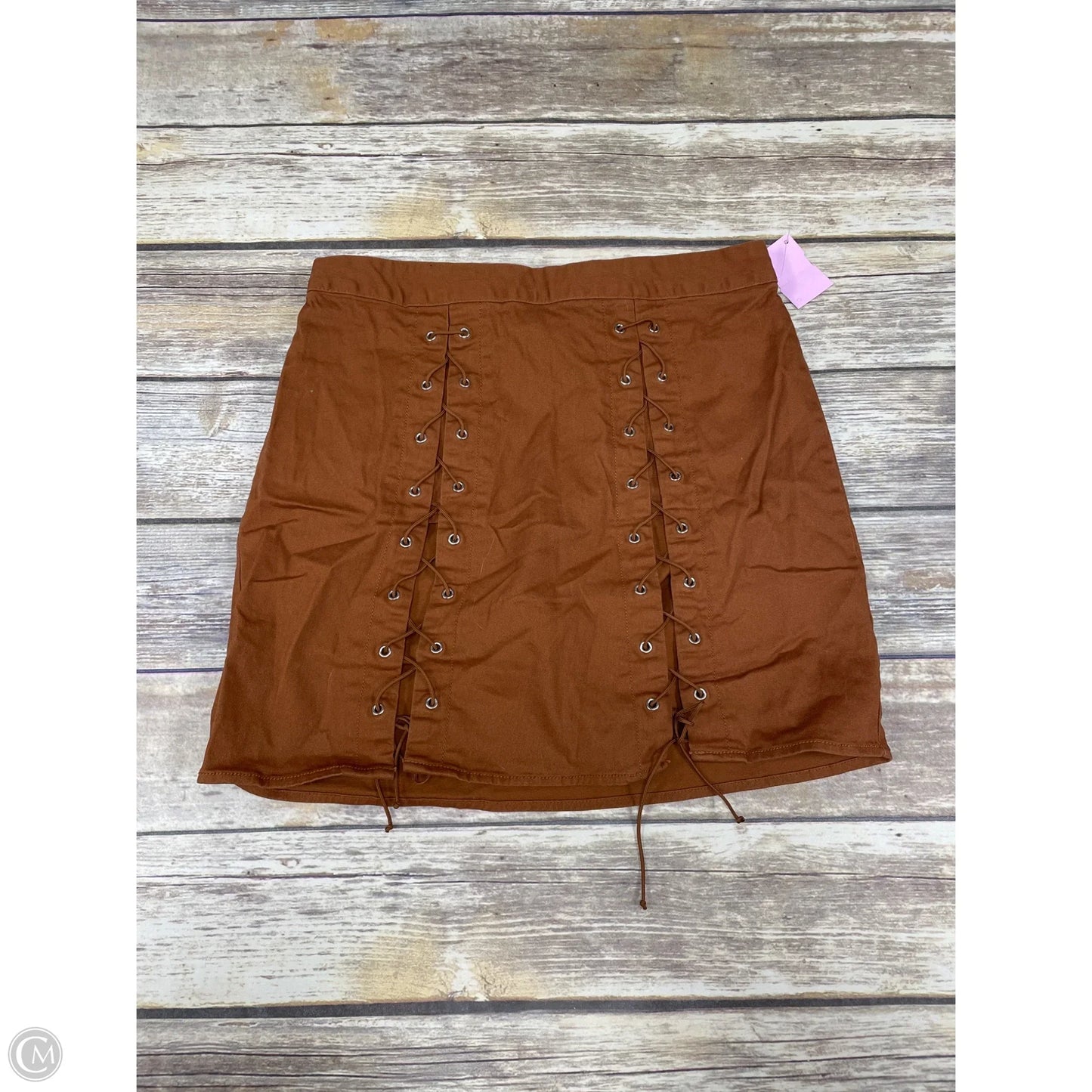Skirt Mini & Short By Wild Fable In Brown, Size: S