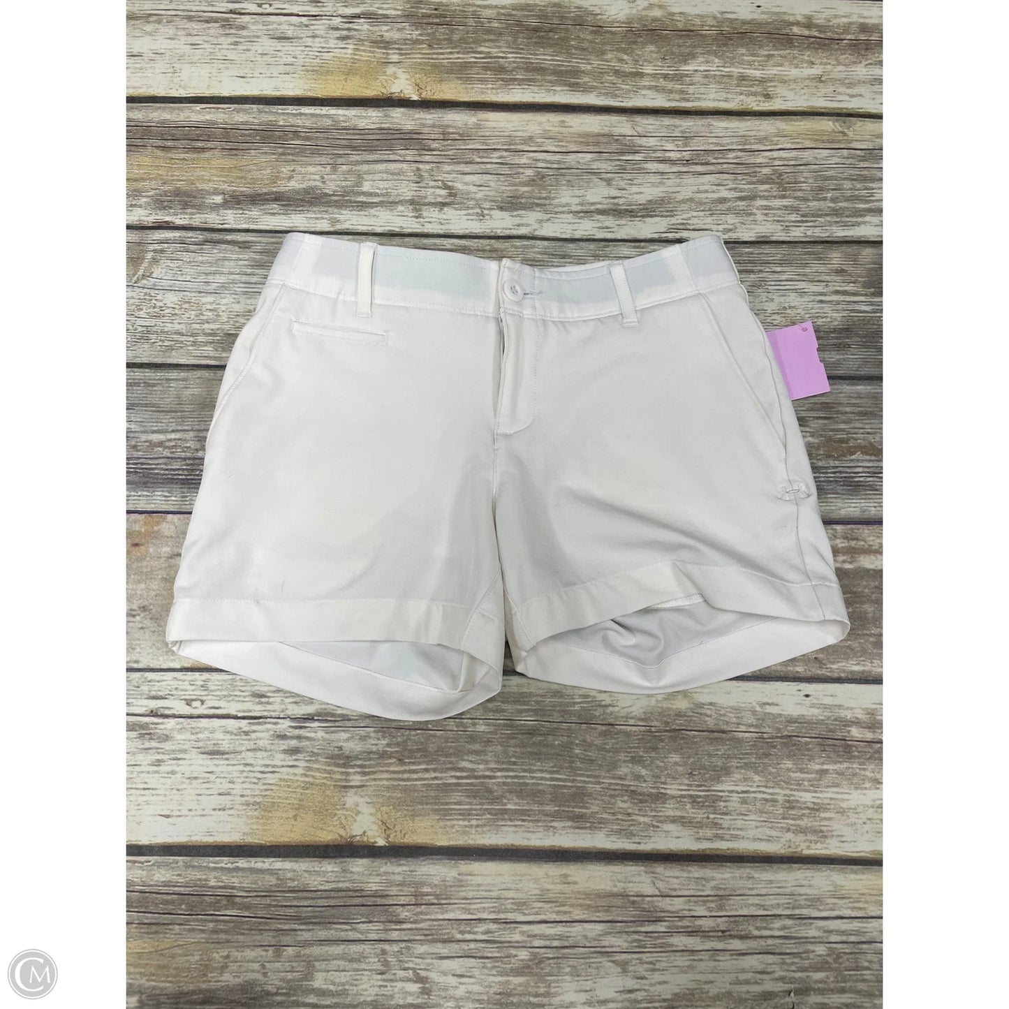 Athletic Shorts By Under Armour In White, Size: 0