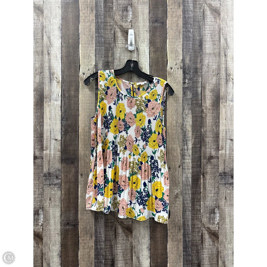 Top Sleeveless By Carolina Belle In Multi-colored, Size: M