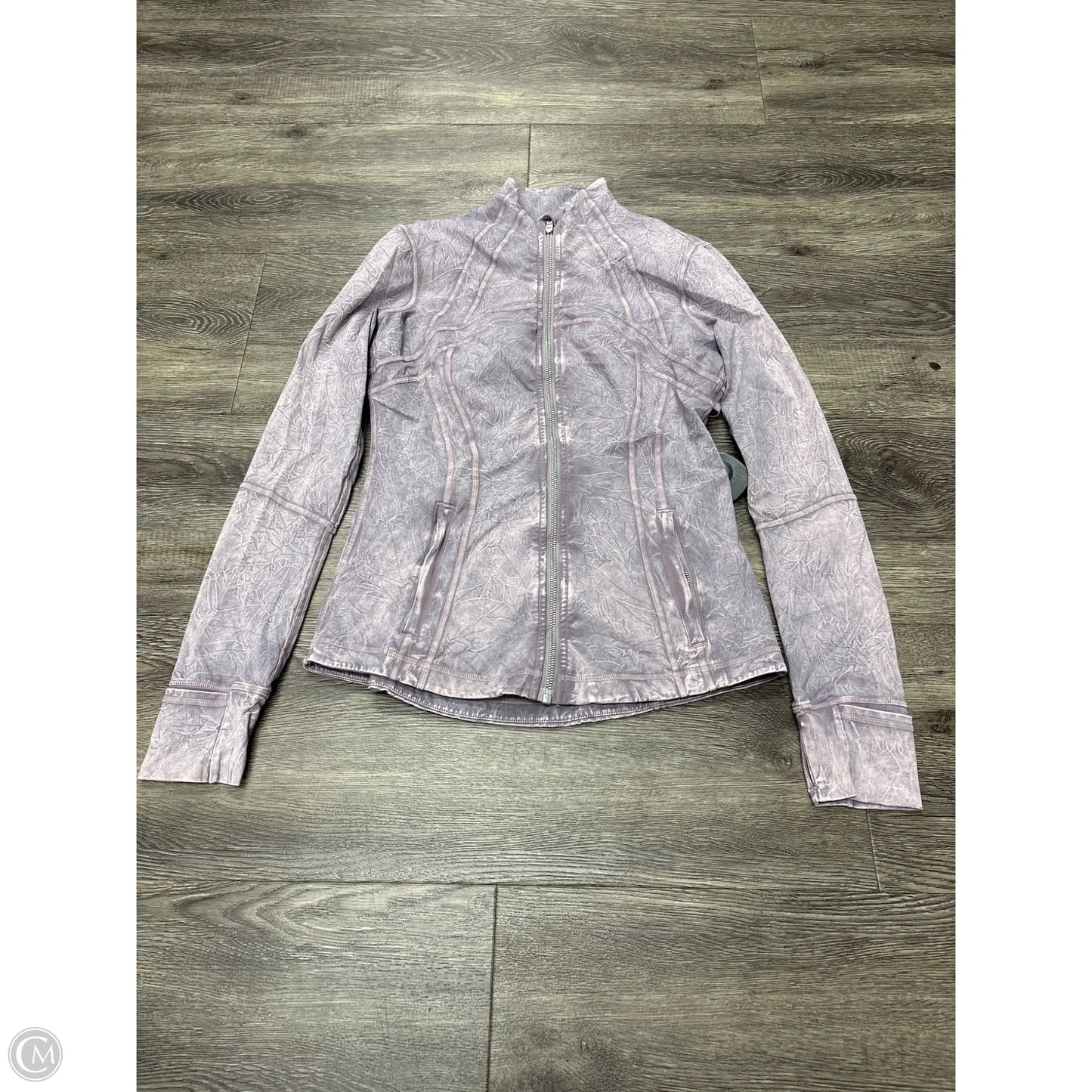 Athletic Jacket By Lululemon In Purple, Size: 8