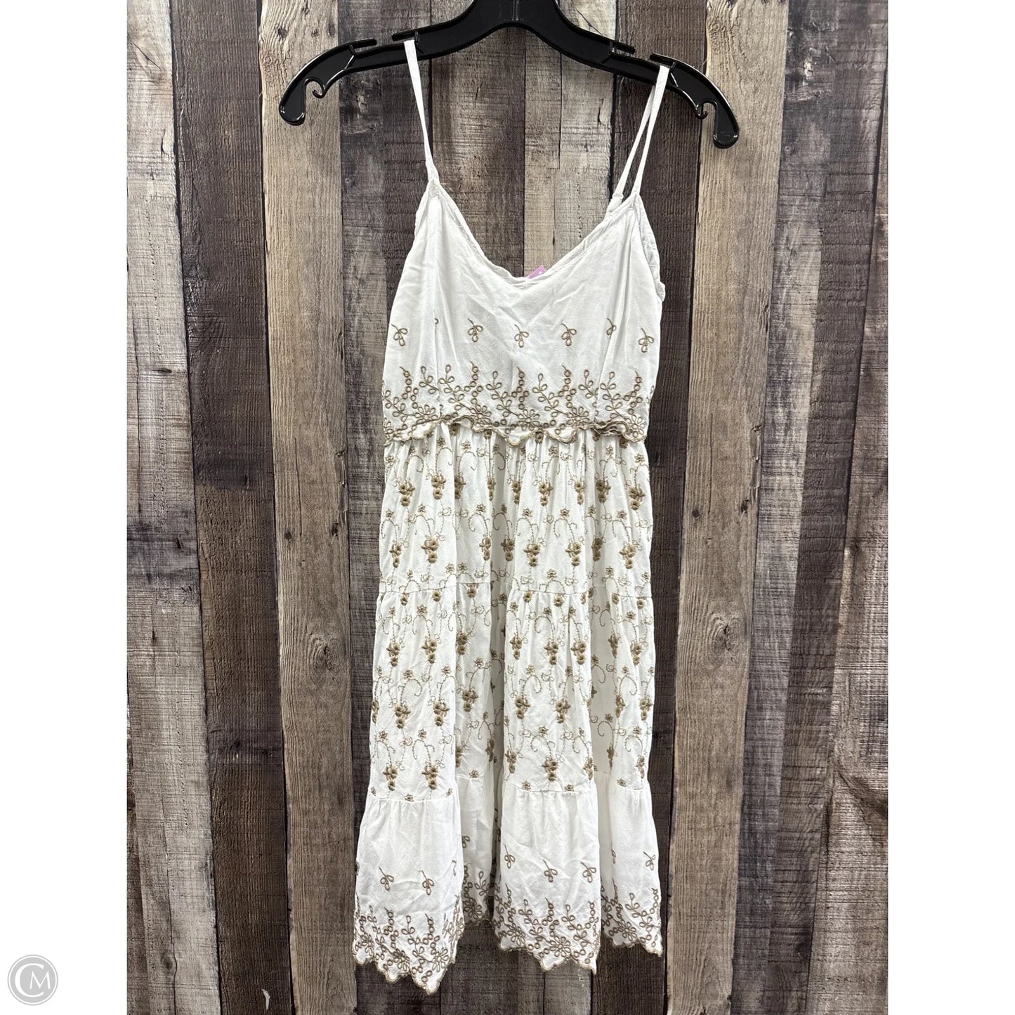 Dress Casual Midi By Jessica Simpson In White, Size: Xs