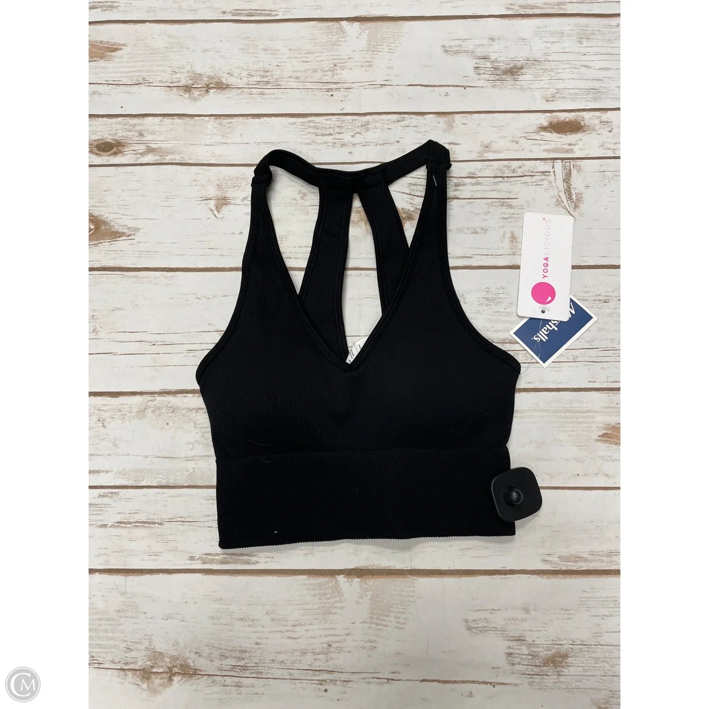 Athletic Bra By Yogalicious In Black, Size: S