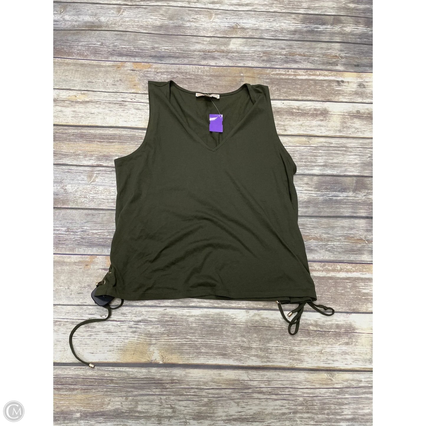 Top Sleeveless By Michael By Michael Kors In Green, Size: L