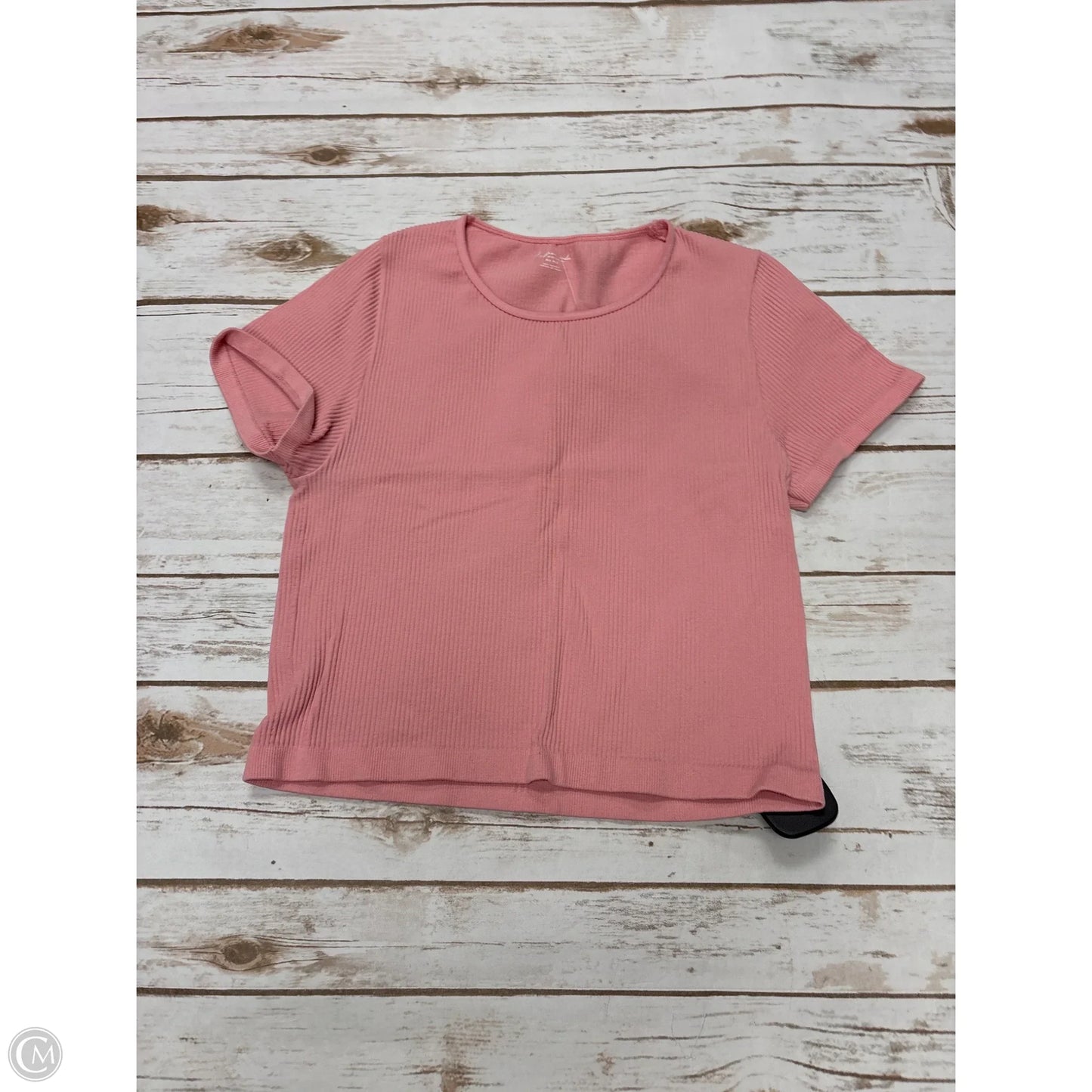 Top Short Sleeve By Out From Under In Pink, Size: M