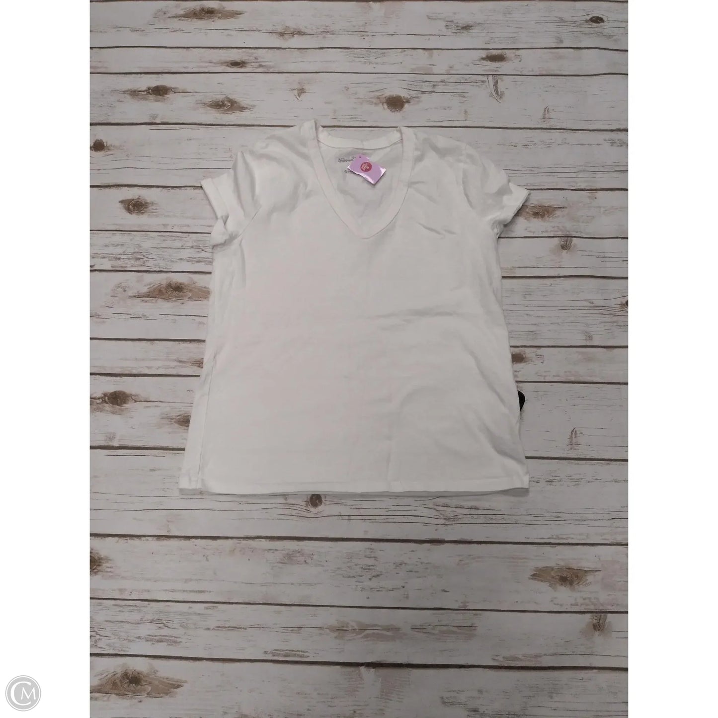 Top Short Sleeve Basic By Universal Thread In White, Size: M