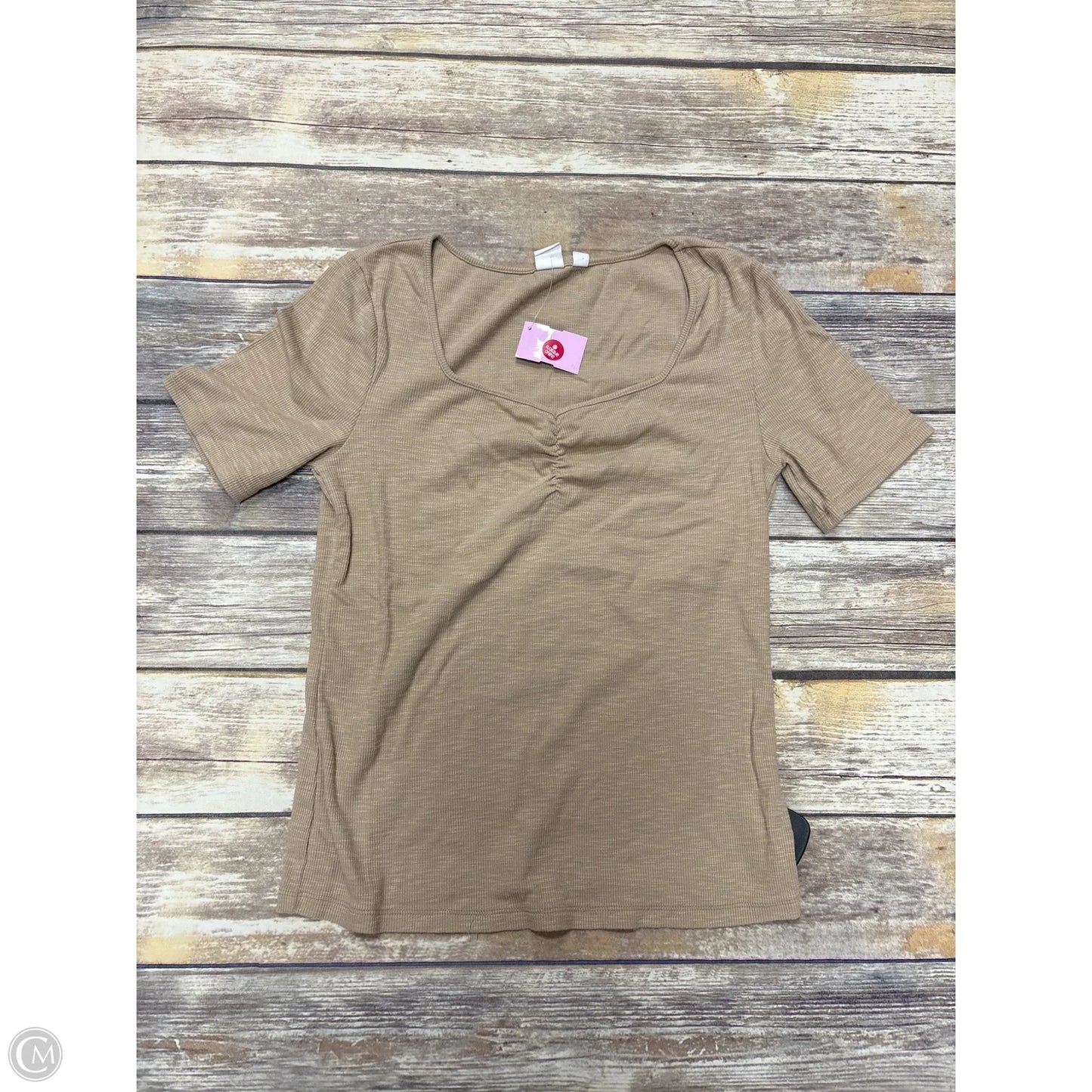 Top Short Sleeve By Gap In Brown, Size: M
