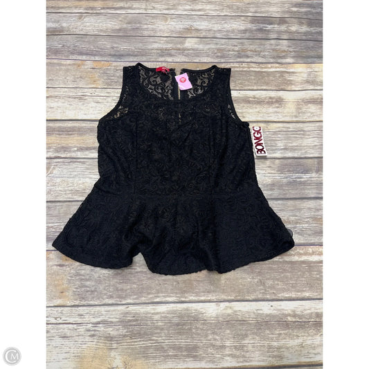 Top Sleeveless By Bongo In Black, Size: L