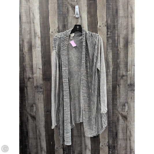 Cardigan By Zenergy By Chicos In Grey, Size: Xl