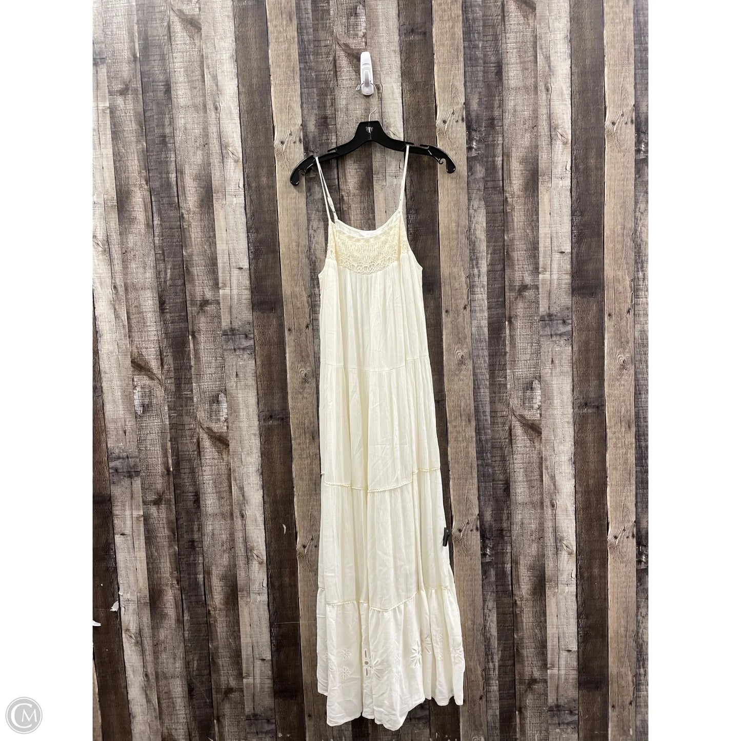 Dress Casual Maxi By Lc Lauren Conrad In Cream, Size: M