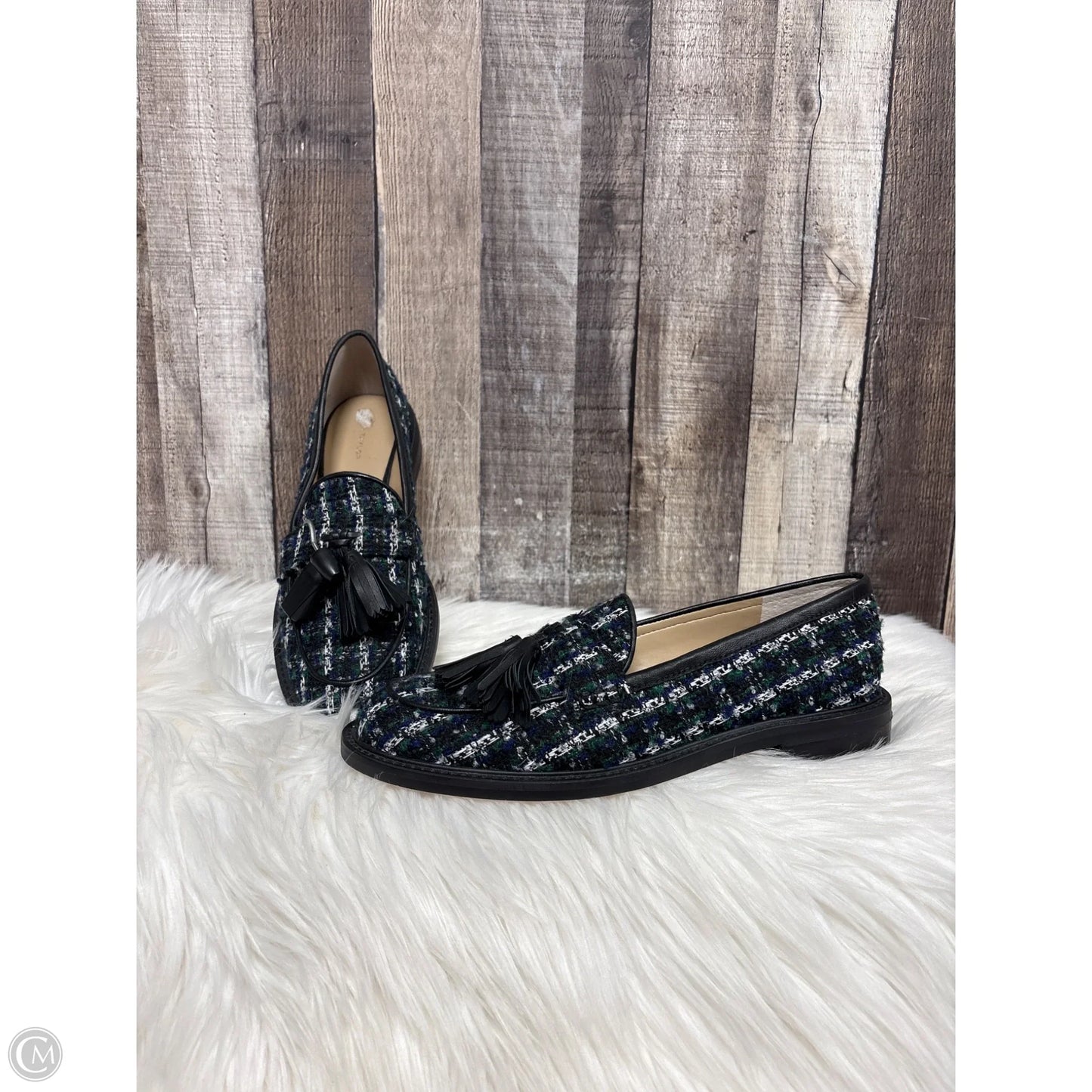 Shoes Flats By Ann Taylor In Plaid Pattern, Size: 8