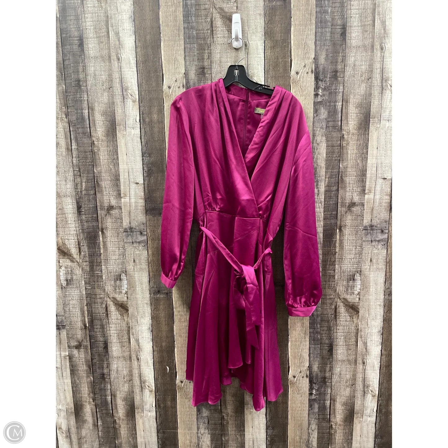 Dress Casual Midi By Cmc In Purple, Size: 18