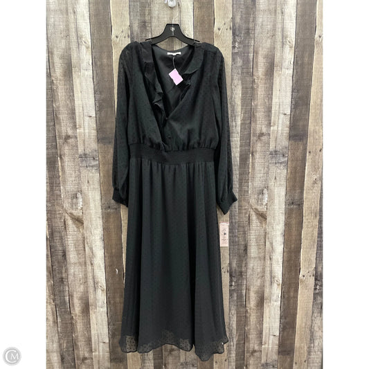 Dress Casual Maxi By Nanette By Nanette Lepore In Black, Size: 16
