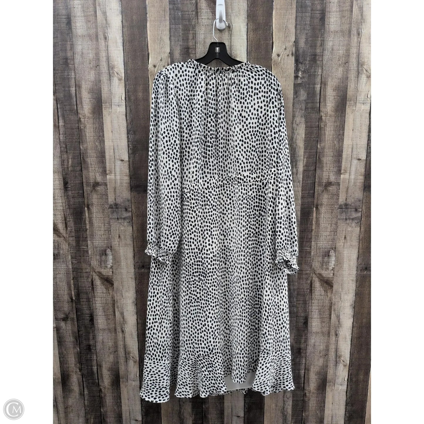 Dress Casual Maxi By J. Crew In Polkadot Pattern, Size: 20