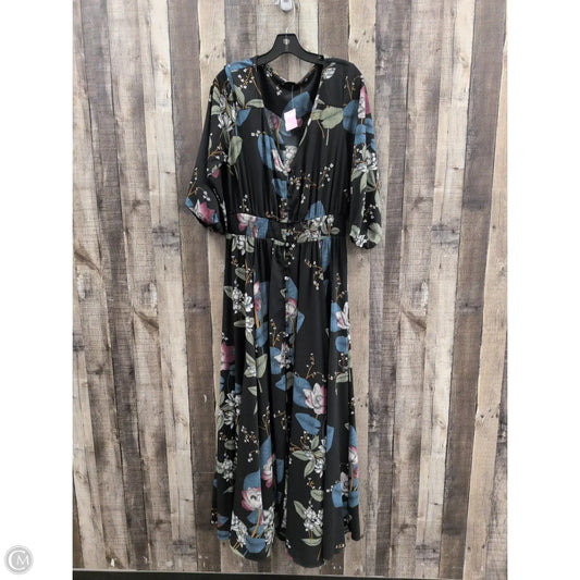 Dress Casual Maxi By City Chic In Floral Print, Size: 14