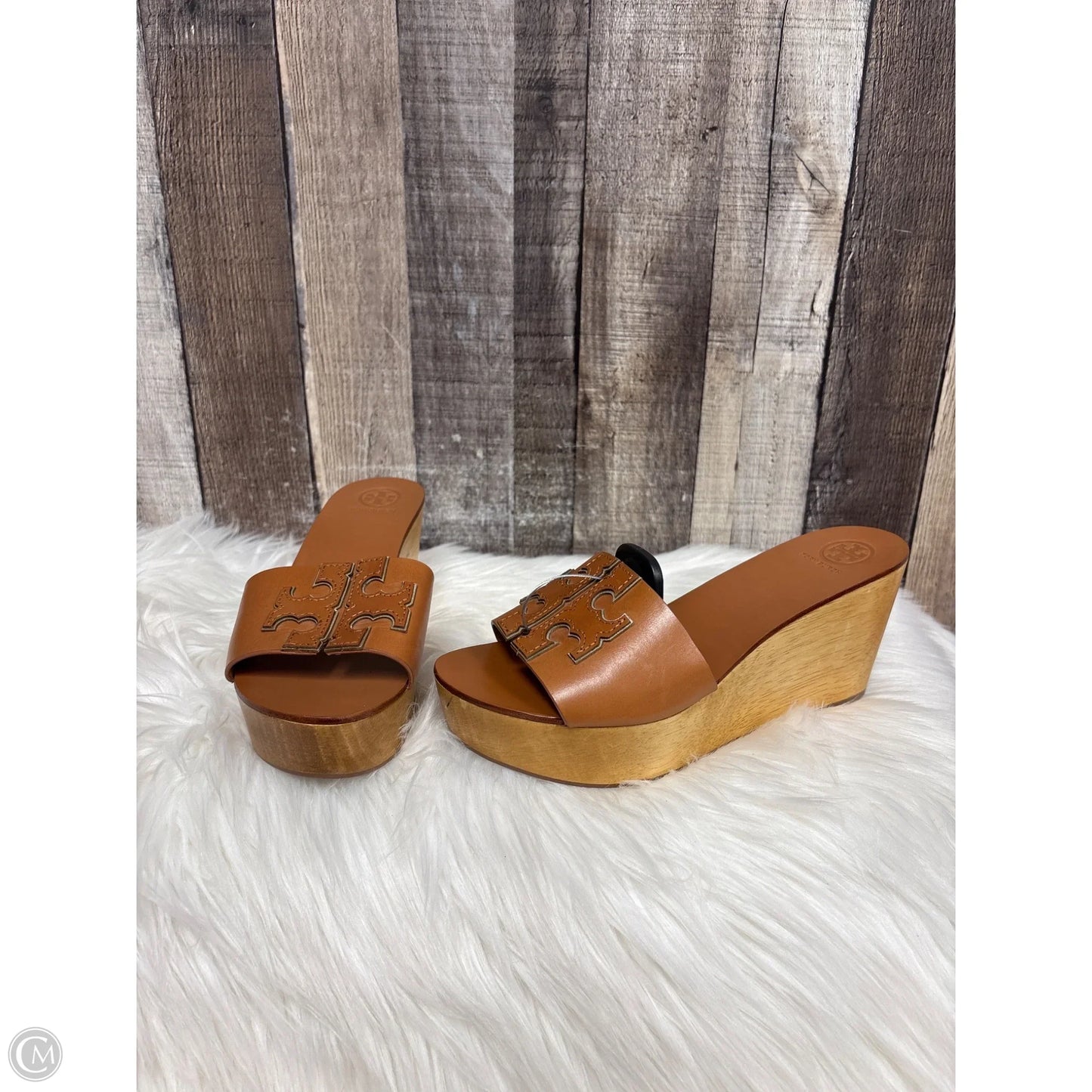 Sandals Designer By Tory Burch In Brown, Size: 7