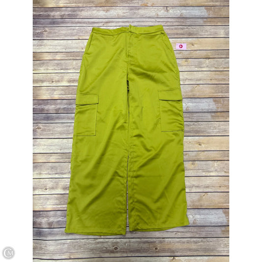 Pants Wide Leg By Haute Monde In Green, Size: L