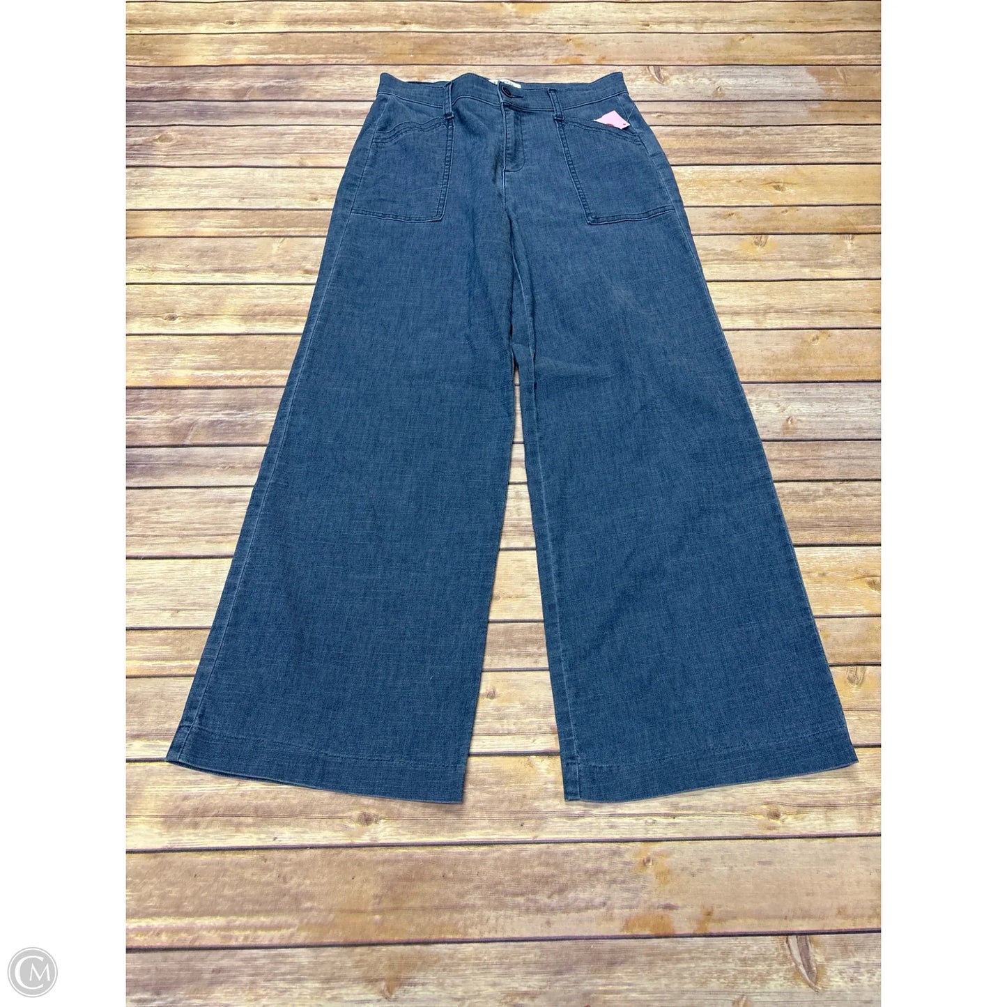 Pants Wide Leg By Evereve In Blue, Size: 2