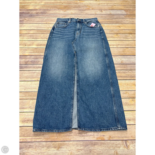 Skirt Maxi By Madewell In Blue Denim, Size: 0