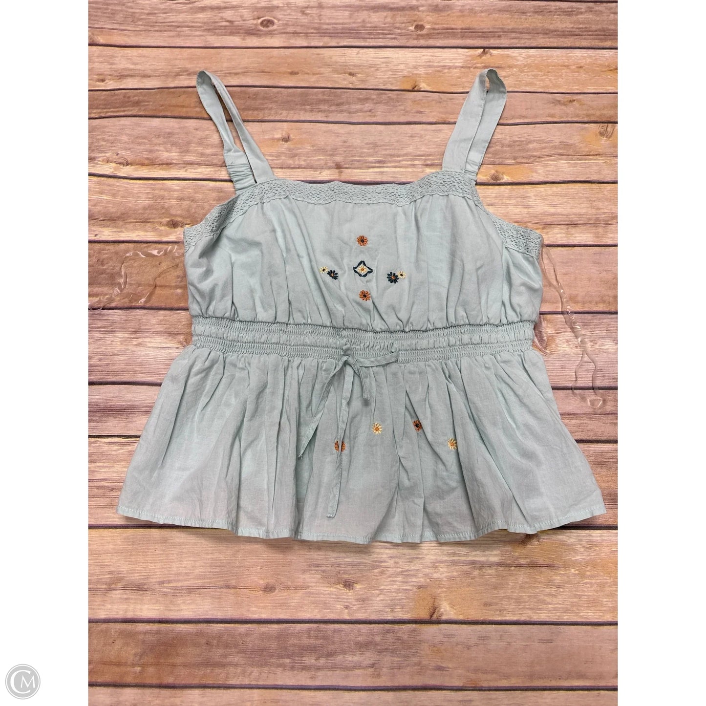 Tank Top By Celebrity Pink In Green, Size: M