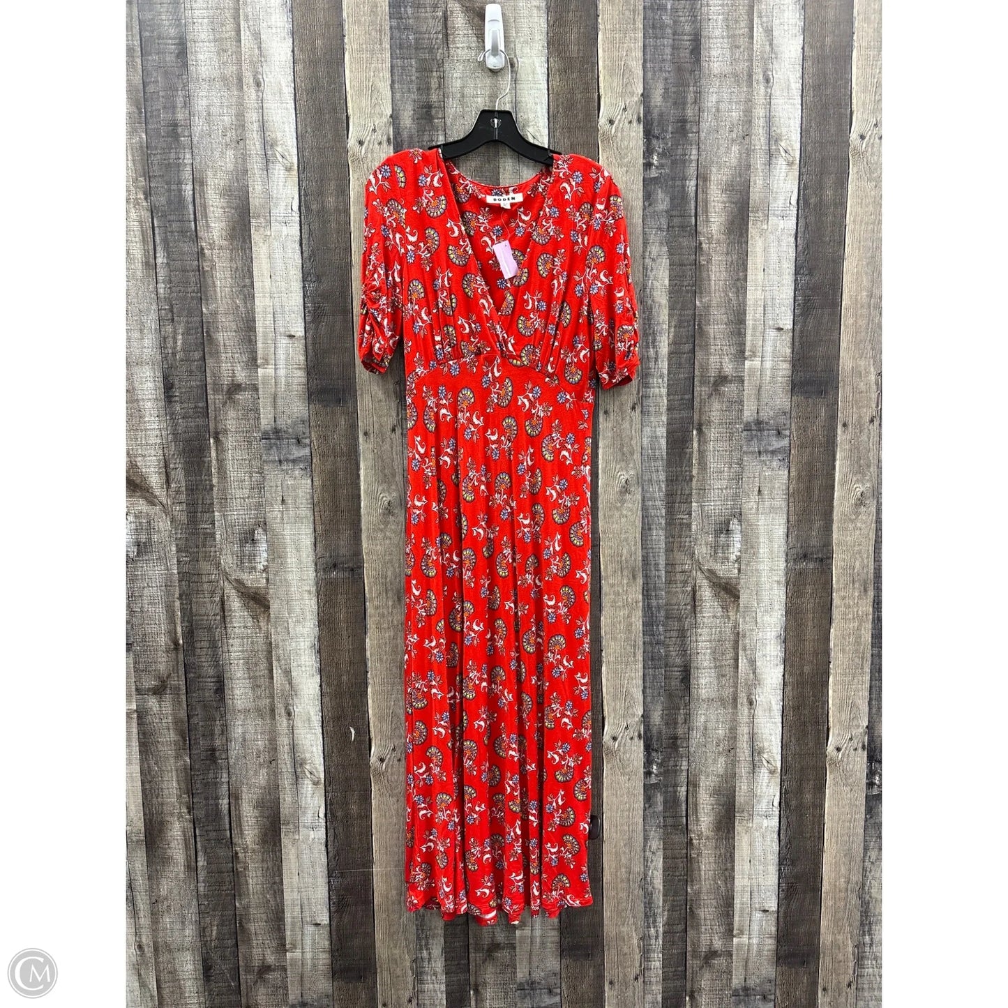 Dress Casual Maxi By Boden In Red, Size: M