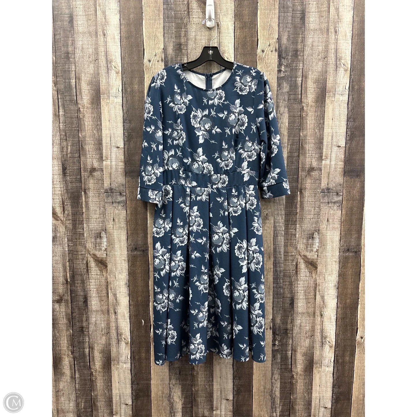 Dress Casual Maxi By Cmf In Blue, Size: L