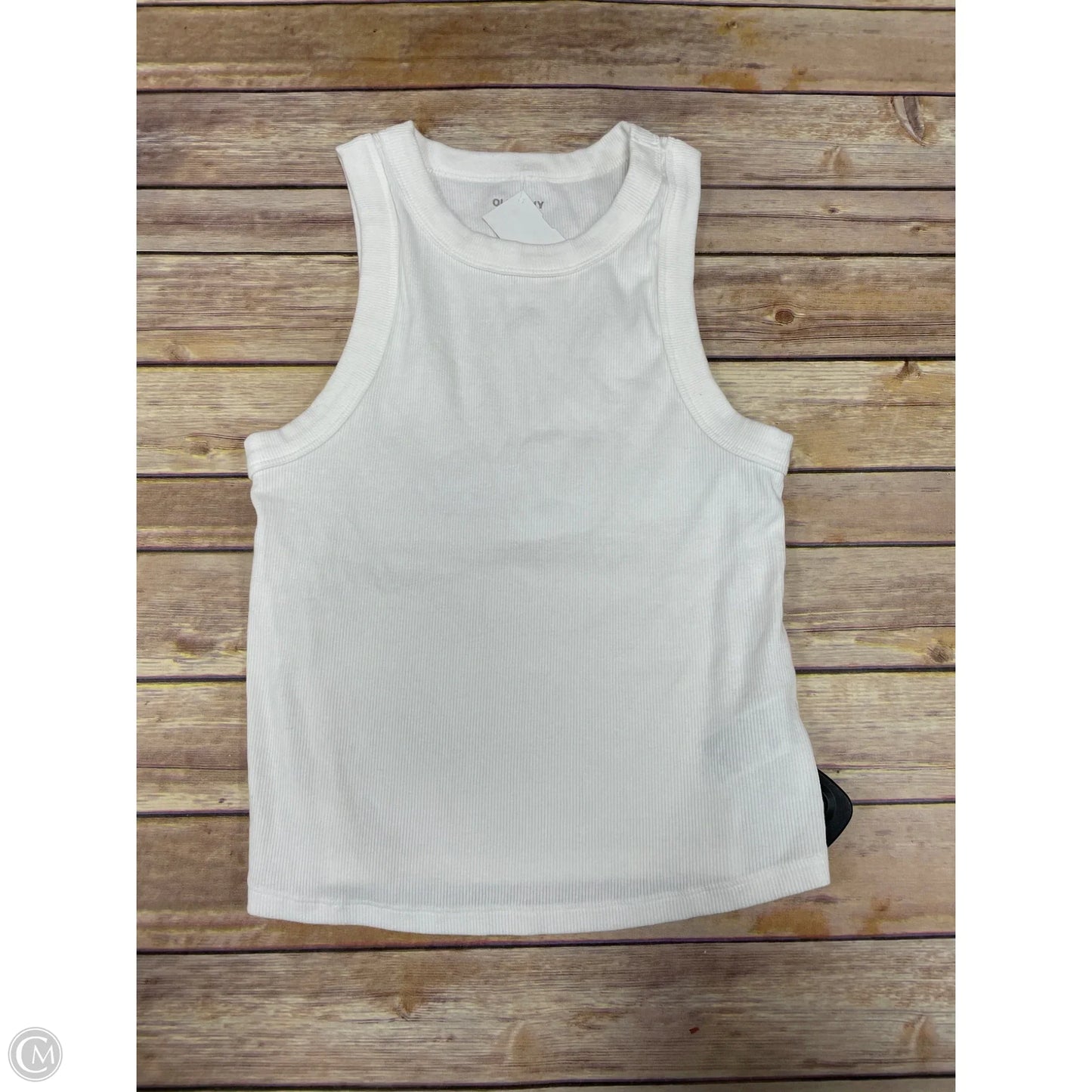 Top Sleeveless Basic By Old Navy In White, Size: M
