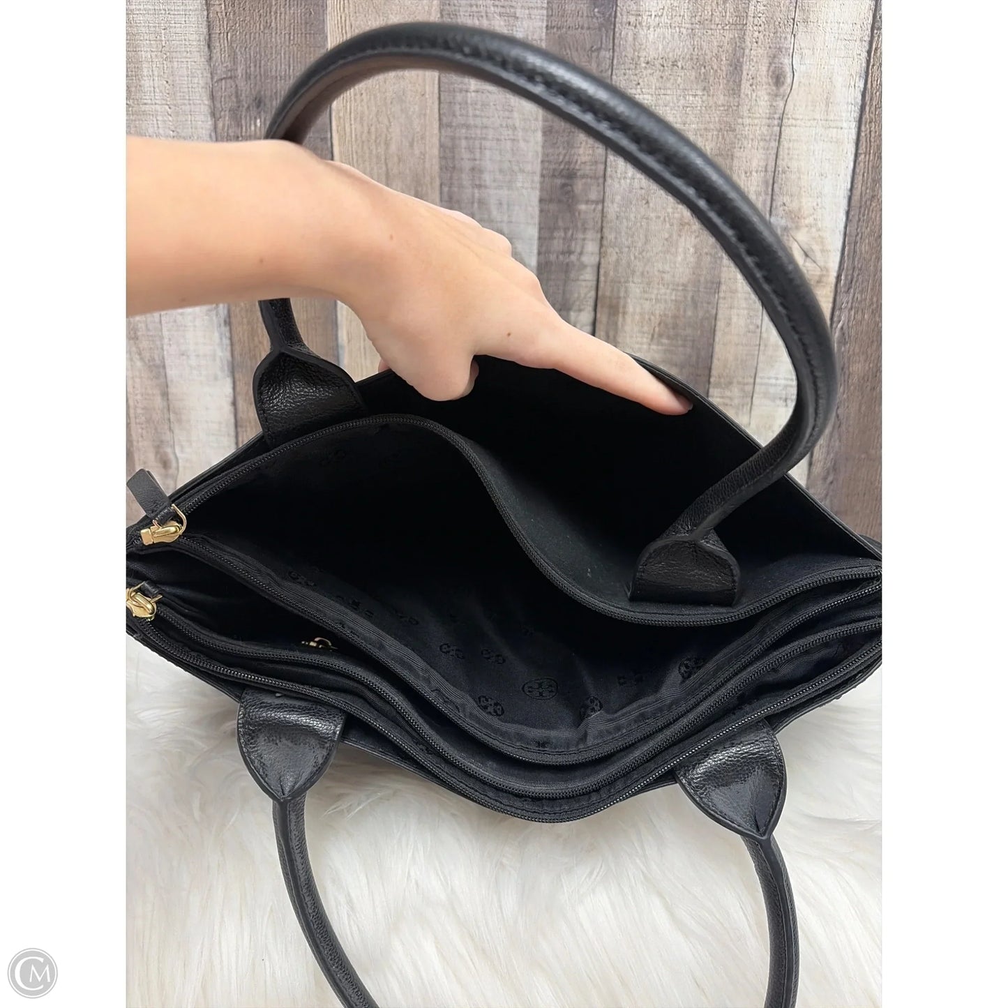 Handbag Designer By Tory Burch, Size: Large