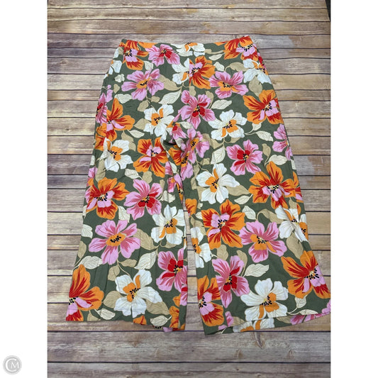 Pants Wide Leg By Lane Bryant In Floral Print, Size: 22