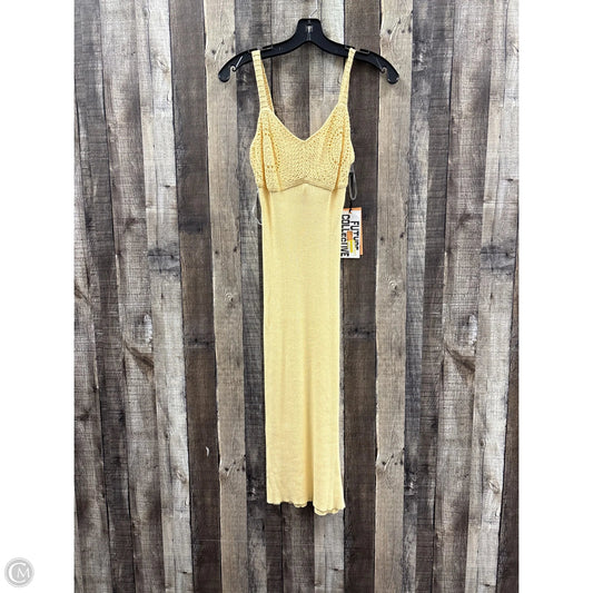 Dress Casual Midi By Future Collective In Yellow, Size: S