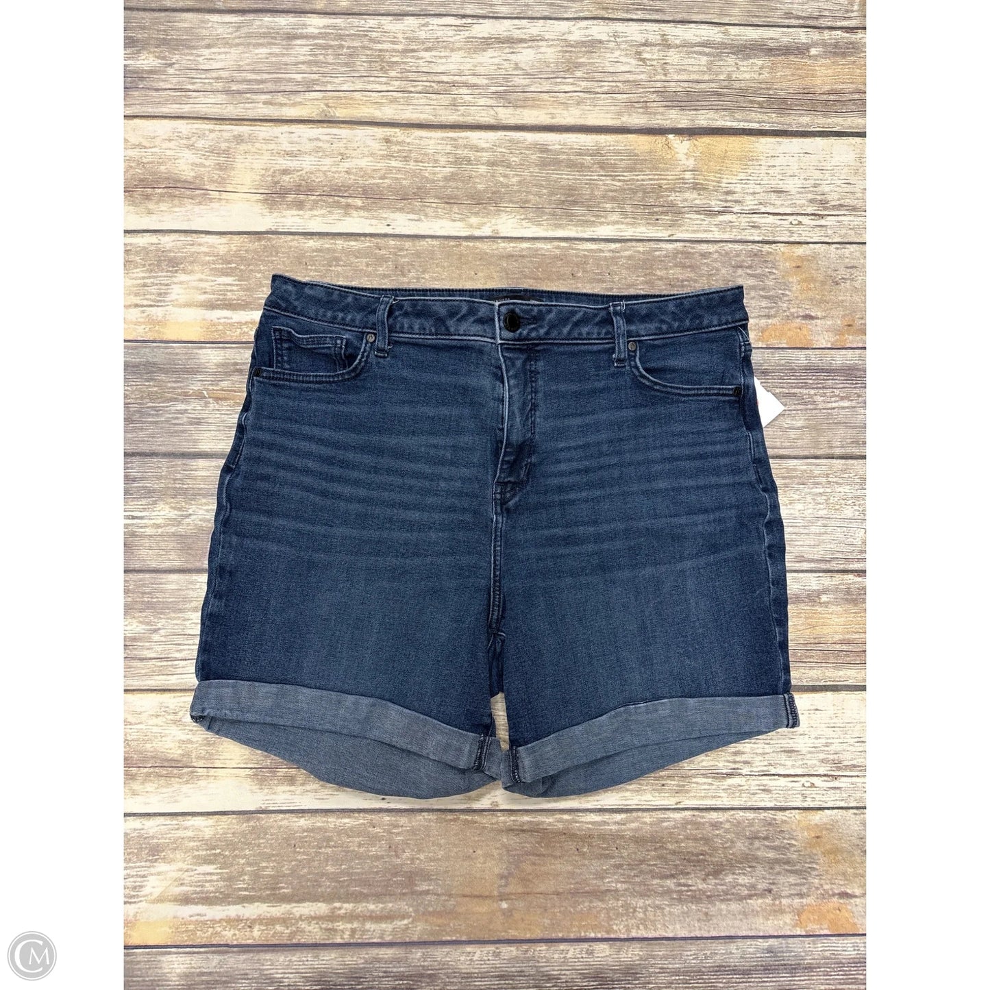 Shorts By Simply Vera In Blue Denim, Size: 18