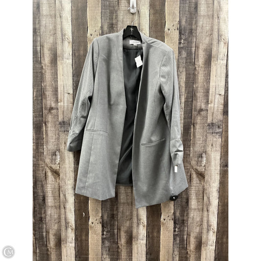 Blazer By Calvin Klein In Grey, Size: L